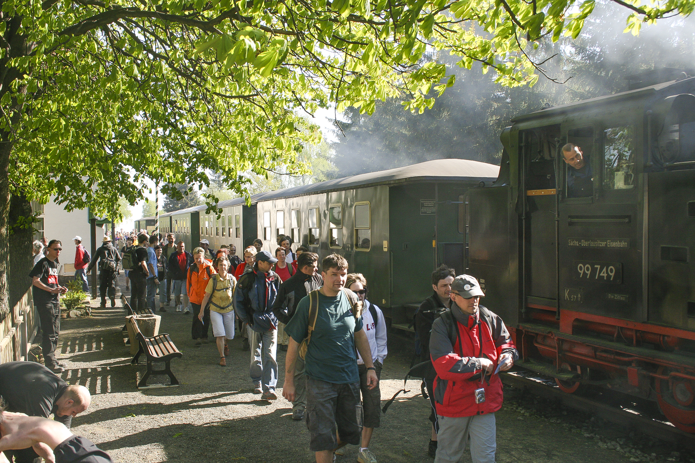 Zittauer Gebirgslauf trifft Zittauer Schmalspurbahn | Zittauer