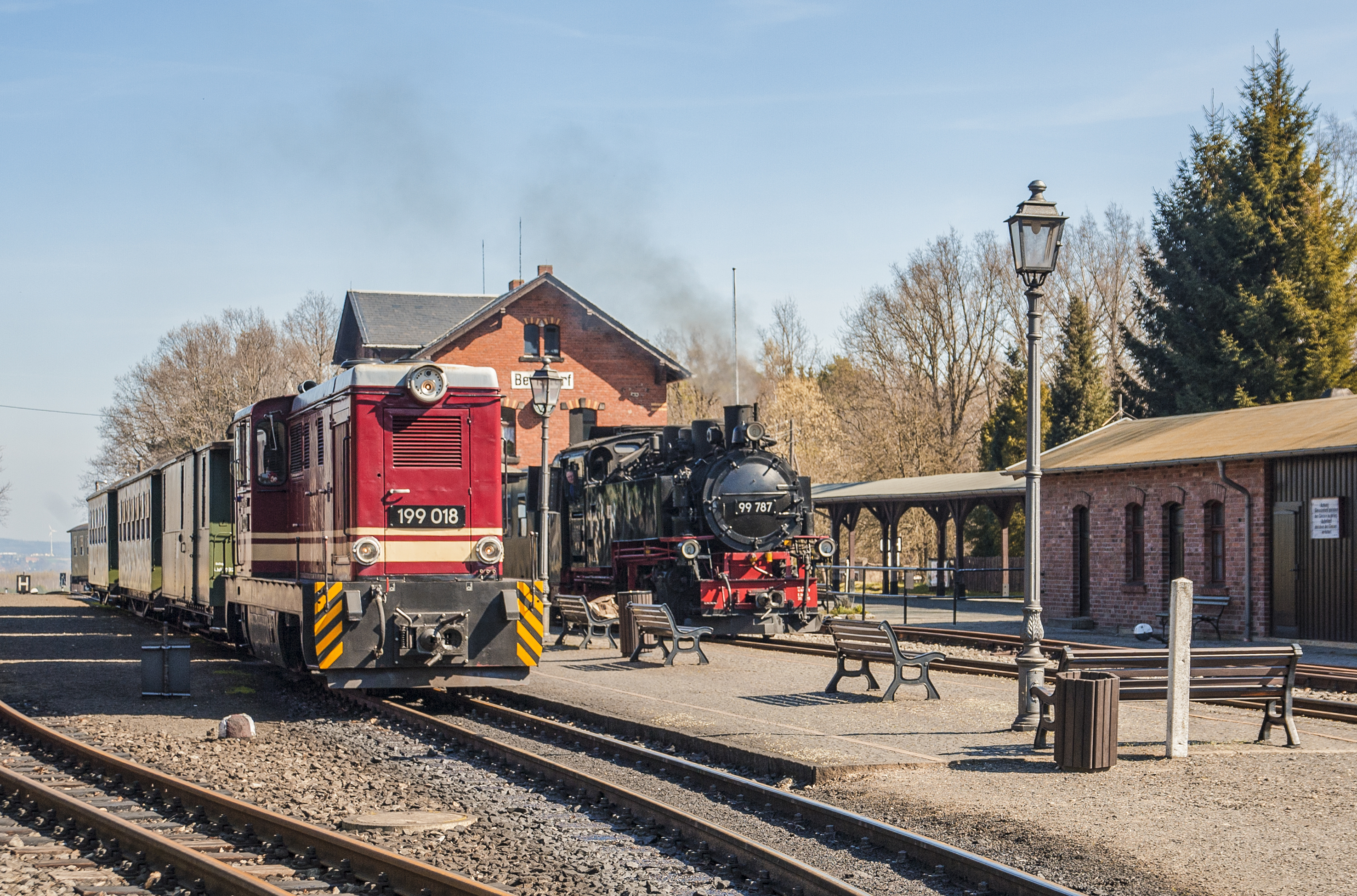 Dieseltraktion Bei Dampflokausfall Zittauer Schmalspurbahn